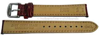   XL EXTRA LONG Havana Leather deBeer Chrono Watch Band Strap  