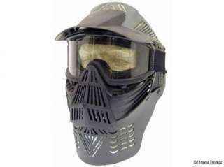 Cross Draw Black Tactical Vest & Airsoft HALO Mask PKG  