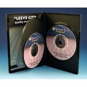 500 Black Dvd/cd Cases/empty Replacement Boxes with Wrap Around Sleeve 