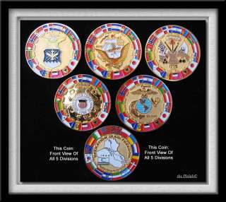 COAST GUARD MILITARY CHALLENGE COIN GOLD SERIES®  