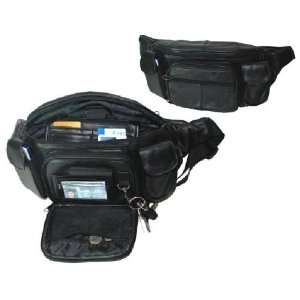 Fanny Pack  Black Leather  FP519