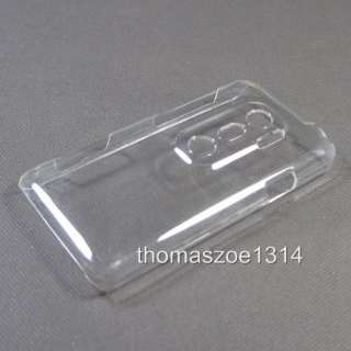 New Clear Crystal Hard Case Cover Skin For HTC EVO 3D  