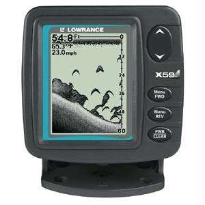   Lowrance X59DF Affordable Dual   Frequency Fishfinder Electronics