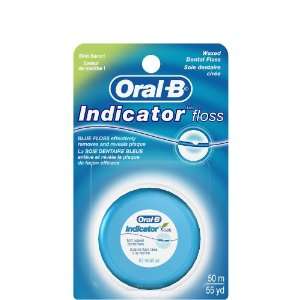   Oral B Indicator Waxed Dental Floss Mint 55yd