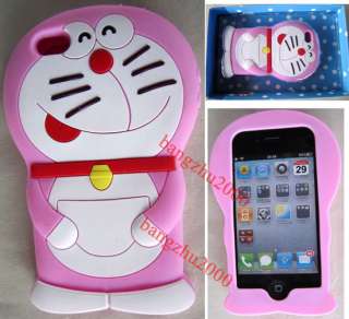   Doraemon Anime Silicone Case Cover Skin for iphone 4 4G 4S New in Box