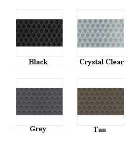 Black, Grey, Tan,or New Crystal Clear colors to choose from