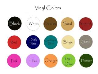 WINE LIST Vinyl wall decal/words/border for KITCHEN  