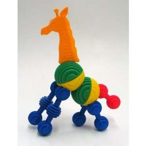   09X Interstar Animal Building Set Animal Giraffe Toys & Games