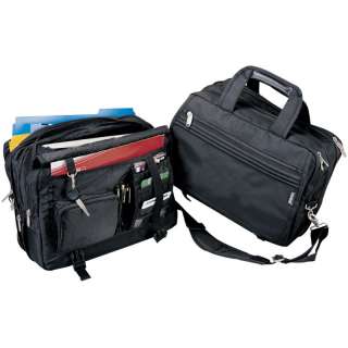 Expandable heavy duty laptop computer briefcase Bag  