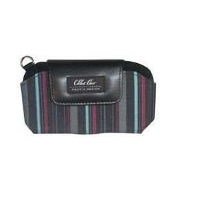 Chloe Dao Pacific Design Black Striped Cell Phone PDA Pouch