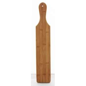 Bamboo Wood Greek Paddle Traditional Shape French Bread Cutting Board 