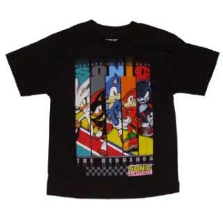    Sonic the Hedgehog Masters of Spin Dash Boys T shirt Clothing
