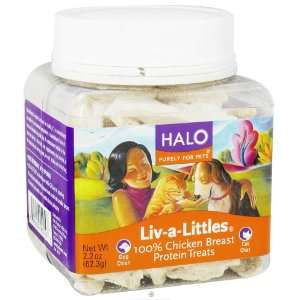 Halo Purely for Pets   Liv A Littles 100% Chicken Protein Treats   2.2 