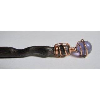 Fluorite Red Oak Real Magic Wand by Merlins Realm