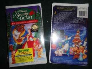 Beauty and the Beast: An Enchanted Christmas (VHS, 1997) BRAND NEW 