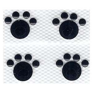  Iron On Heat Transfer Animal Paw/Set of Black Paws 