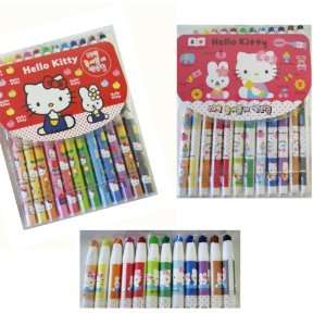  Hello Kitty Color Pencils (12pcs pack): Toys & Games