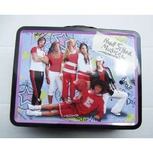  High School Musical Metal Purple Girls Tin Lunch Box Toys 