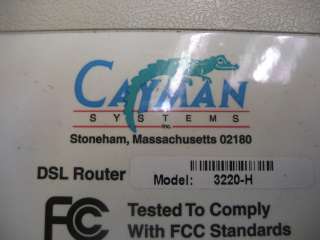 Cayman 3220 H Four Port DSL Ethernet Router/Hub  