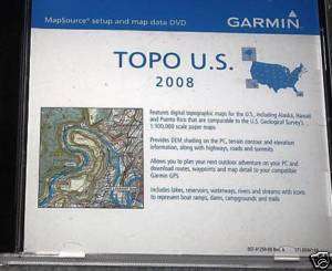Garmin MapSource US Topo * 100k scale* + 2g micro sd card  