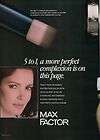 1987 print ad max factor make up jaclyn smith perfect