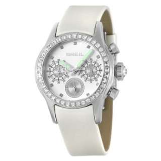 Breil Milano Womens TW0625 Globe Analog Silver Dial Watch   designer 