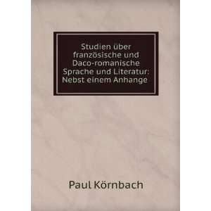   Sprache und Literatur: Nebst einem Anhange .: Paul KÃ¶rnbach: Books