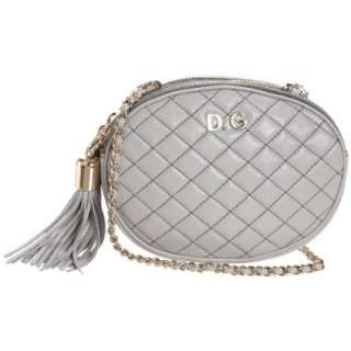 Dolce & Gabbana Oval Quilted Leather Lily Glam Cross Body 