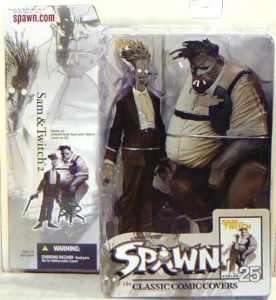 McFarlane Toys Sam and Twitch Spawn 25 Action Figure with 3 Cigarettes 