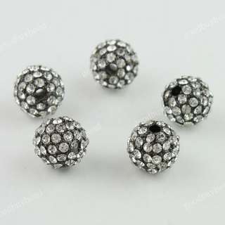   DISCO BALL METAL SPACER JEWELRY FINDINGS LOOSE BEADS 10MM  