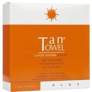 Tantowel Self Tanning Towlettes, Full Body Application, 5 ct (Quantity 