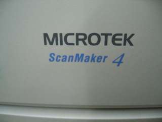 Microtek Scanmaker 4 Flatbed Scanner  