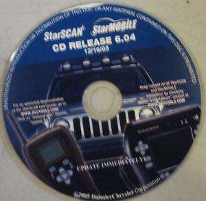 jeep dodge chrysler daimler star scan mobile cd 6.04 05  
