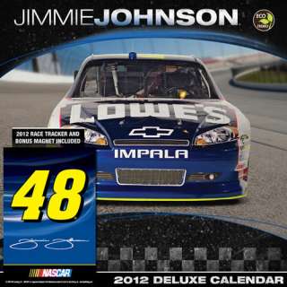Jimmie Johnson 2012 Calendar   NEW NASCAR  