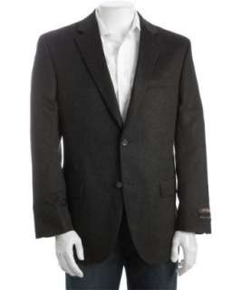 Jack Victor charcoal cashmere 2 button blazer  BLUEFLY up to 70% off 