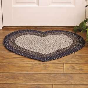  Braided Heart Rug   Party Decorations & Room Decor Health 