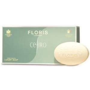  Floris Cefiro Luxury Soap, Box of 3 Bars Beauty