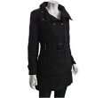 kenneth cole new york black quilted down belted coat