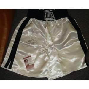  MANNY PACQUIAO Autographed BOXING TRUNKS Pacman JSA 