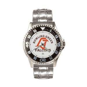 Bowling Green State Falcons Mens Competitor Watch w/Stainless Steel 
