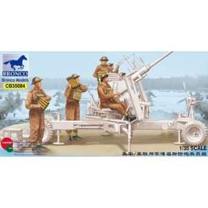   Anti Aircraft Gun Crew Set Military Figures Model Kit Toys & Games