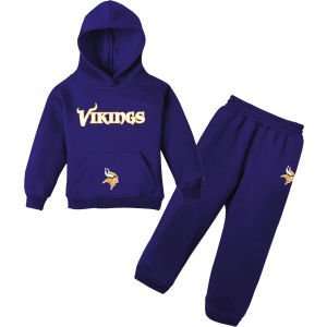  Minnesota Vikings Outerstuff NFL Infant Fleece Hood & Pant 