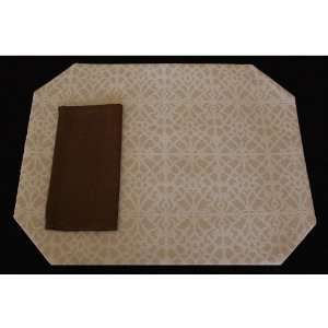  Table Linens Richmond #Pearlescent Rectangle Placemats & Napkins 