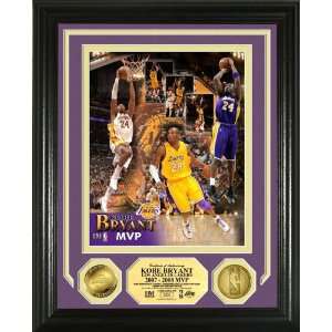  Kobe Bryant 2008 NBA MVP 24KT Gold Coin Photomint Sports 