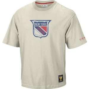 New York Rangers  Putty  Vintage Logo Soda Rubber Shirt  
