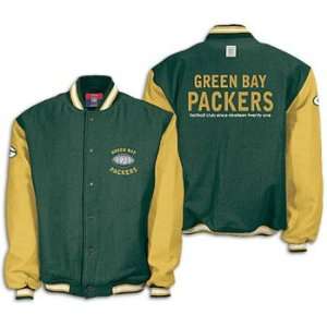    Packers Reebok Mens NFL Wool Varsity Jacket