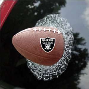  Oakland Raiders NFL Shatter Ball Window Decal by Rico 