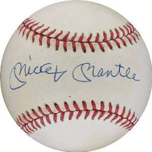  Mickey Mantle Autographed Baseball