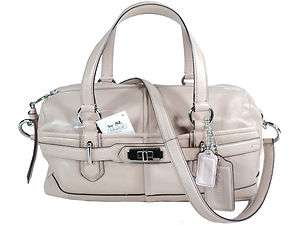 NWT Coach Chelsea Reese Leather Satchel Bag Tote Soft Putty 17803 $358 