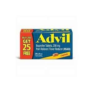  Advil Advanced Medicine for Pain, 200mg, Caplets, 225 ea 